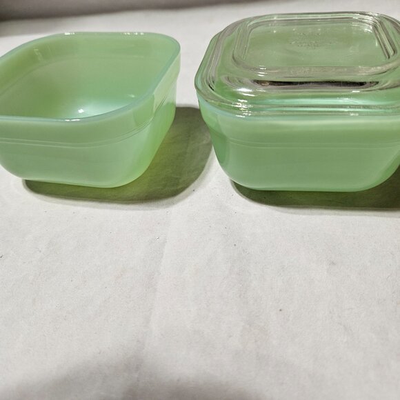 Fire King cookware vintage jade green set - Picture 3 of 12